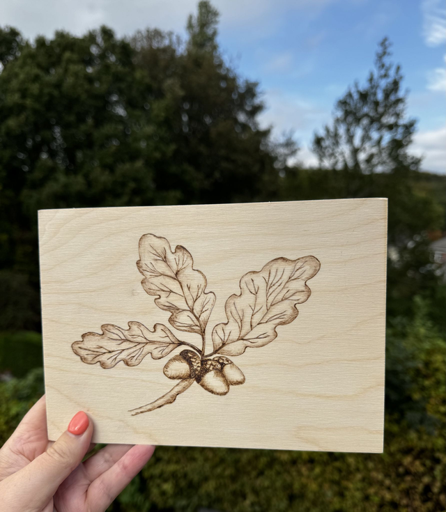 Sunday 15th November Oak Leaf Inspired Pyrography Workshop at A Touch of Craft 
