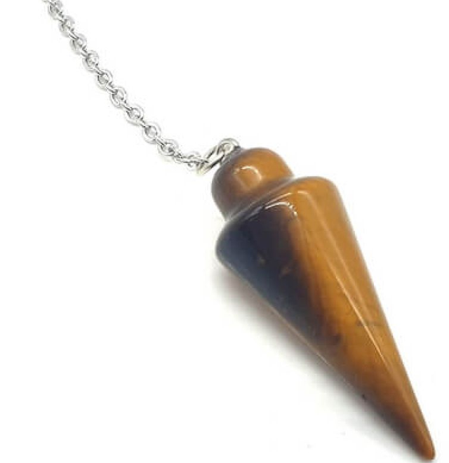 Pendule goutte Œil de Tigre 