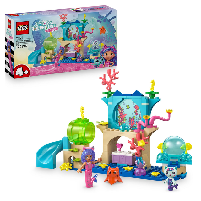 LEGO 11204 Gabby's Dollhouse Meerjungfrau Gabbys Aquarium Abenteuer