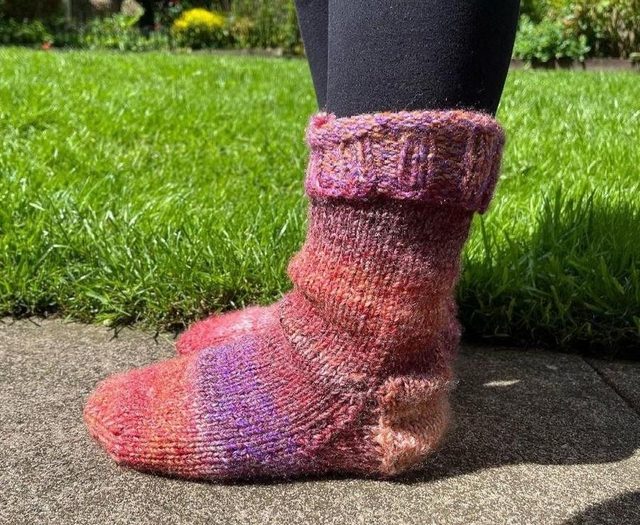 Knitted socks