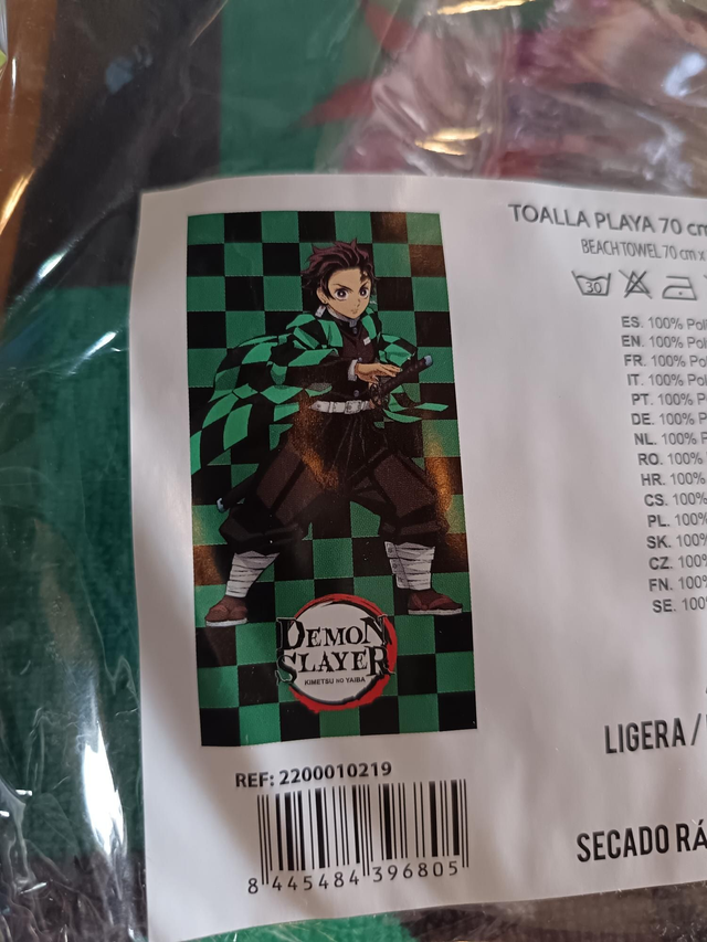 Serviette demon slayer