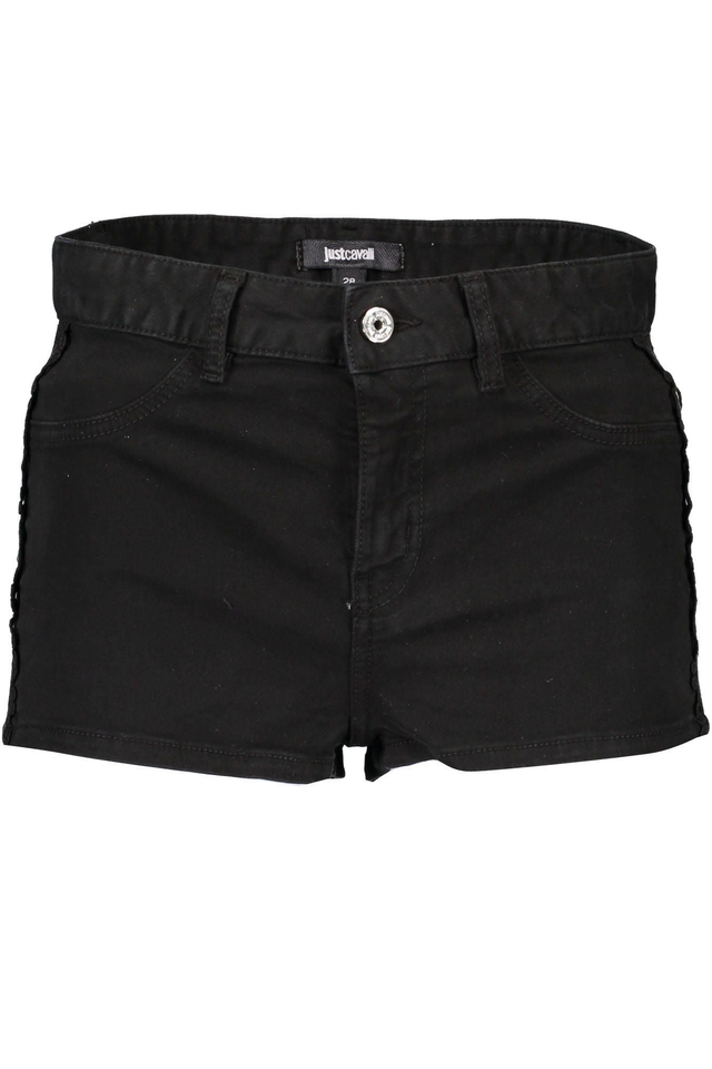 JUST CAVALLI PANTALONE SHORT DONNA NERO
