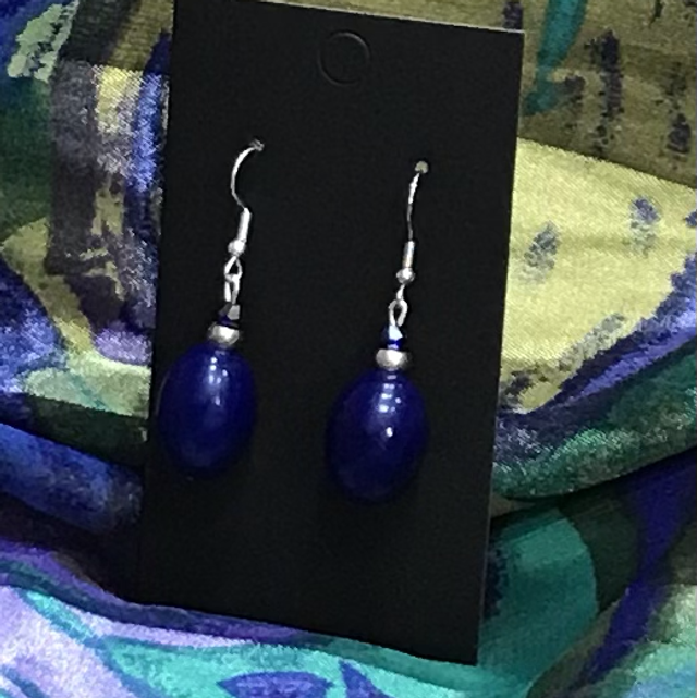 Blue Dangling Earrings - BLDE16