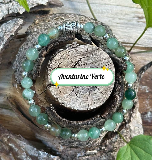 Bracelet d'Aventurine Verte 