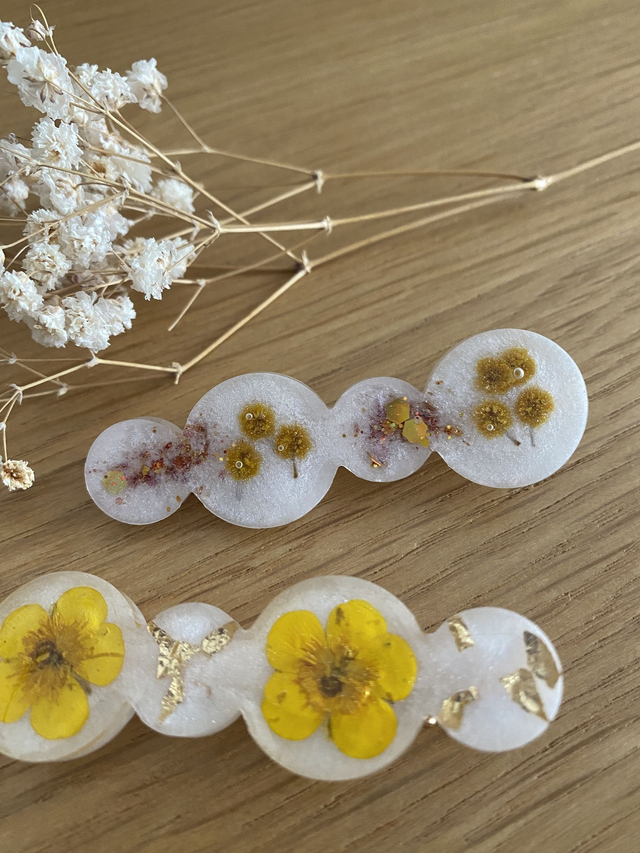 Barrette Albertine - mimosa