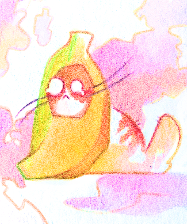 Chat Patate - Classique - Banane