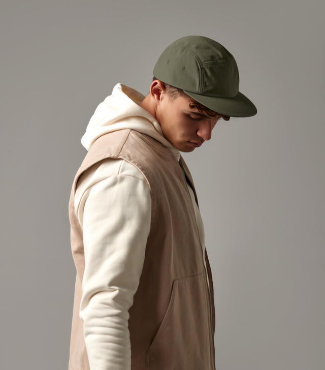 🧢 CASQUETTE BEECHFIELD CAMPER OUTDOOR À 5PANS NYLON  