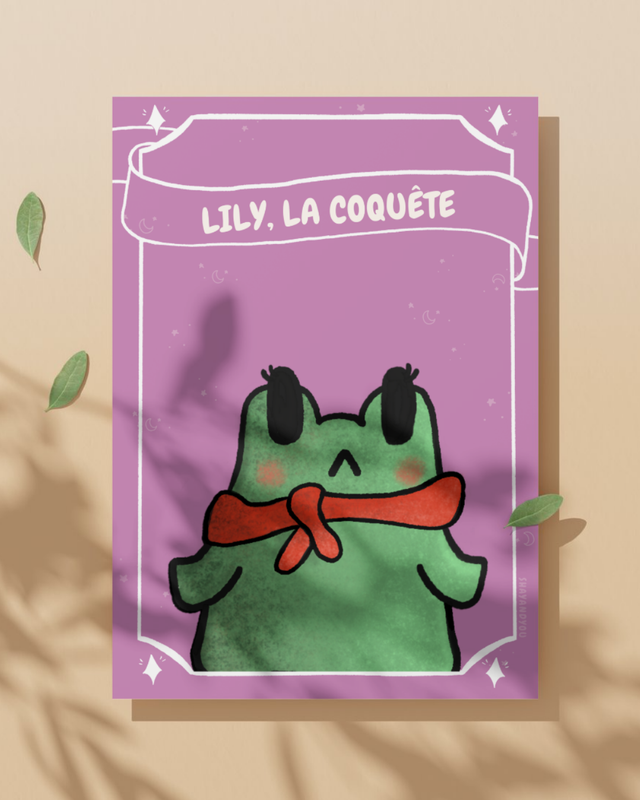 Lily, la coquette | Illustration A6