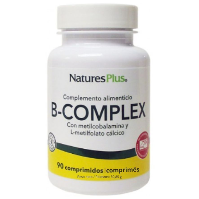 Vitamina-B Complex SinGluten 90comp NatureS Plus
