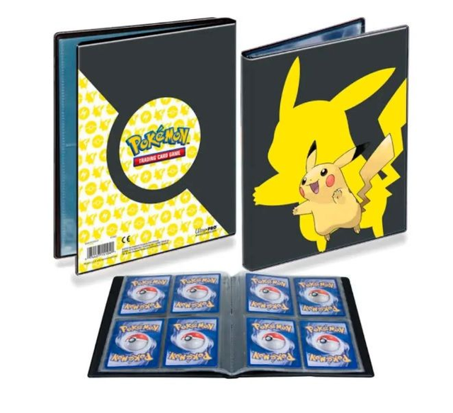 Portafolio para cartas Pokemon Pikachu de 4 bolsillos