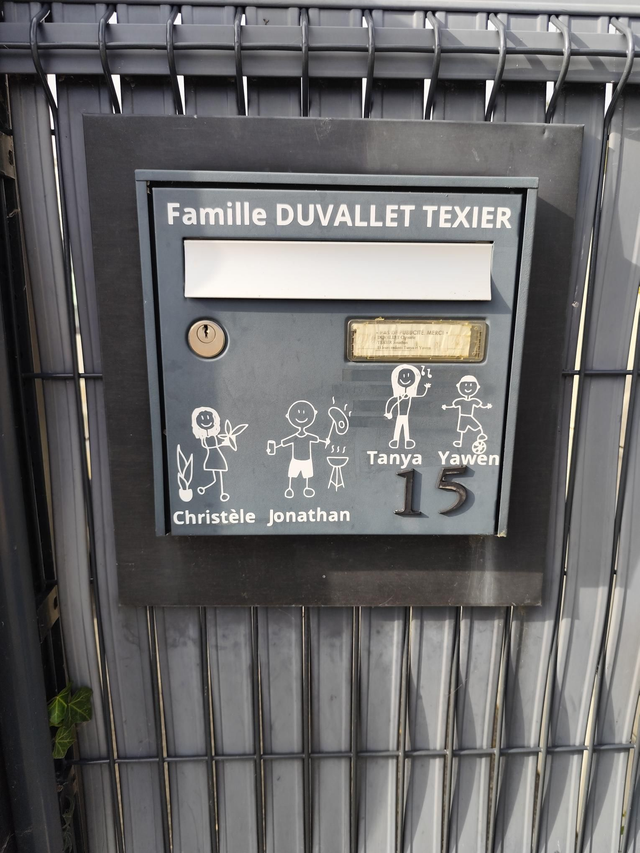 Stickers boîte aux lettres 