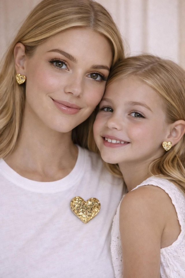 Lot de 2 boucles d'oreilles - Collection Mere-fille