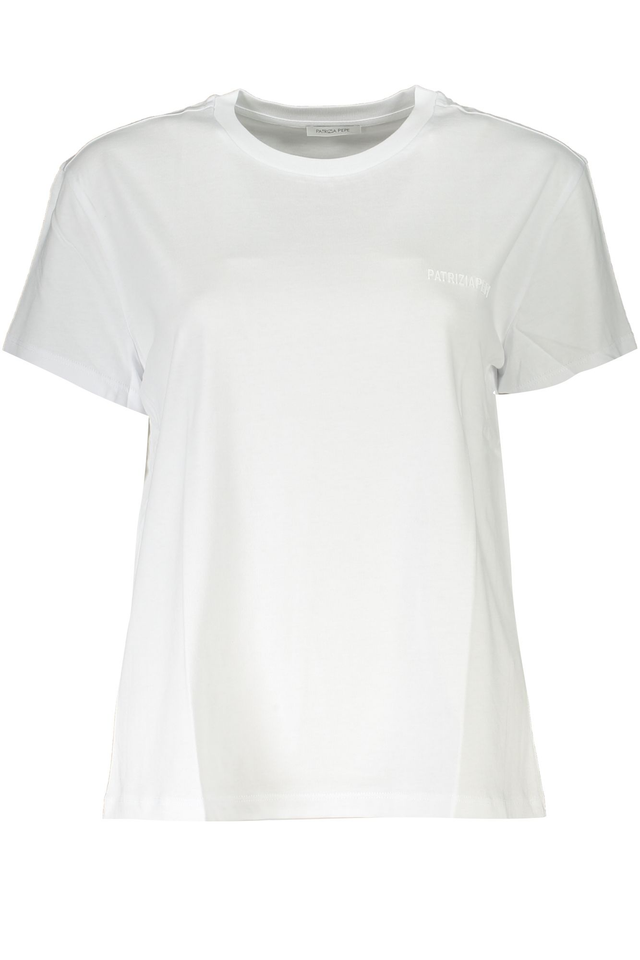 PATRIZIA PEPE T-SHIRT MANICHE CORTE DONNA BIANCO