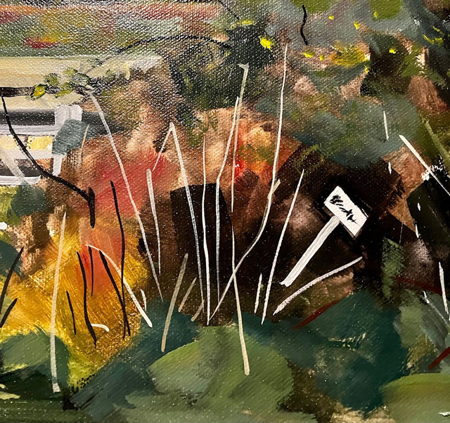 William Dale in autumn, 3x2 FEET.