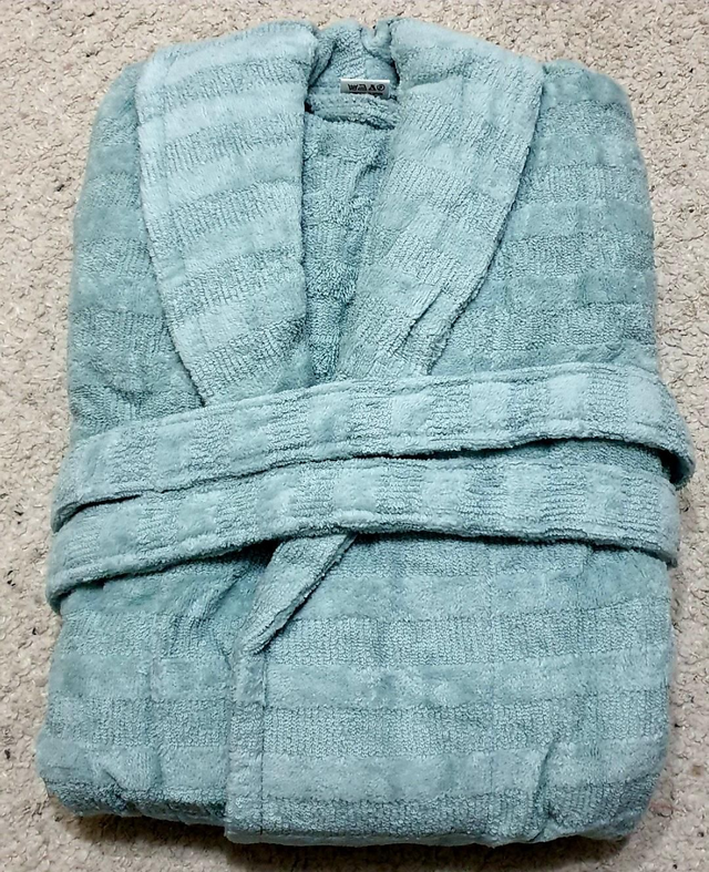 Peignoir éponge taille M