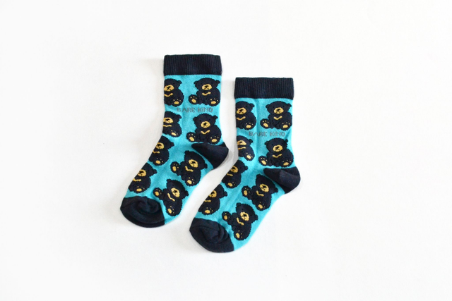'Save the Sun Bears' Bamboo Socks, Bare Kind - kids