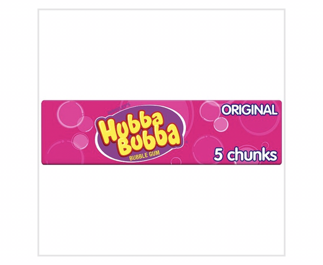 Gum, Hubba Bubba Original Flavour Bubble Gum 5 Chunky Chews