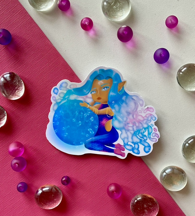 Sticker « Zodiaque » signe astrologique - verseau 