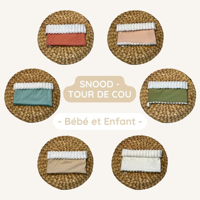 Snood - tour de cou bébé et enfant
