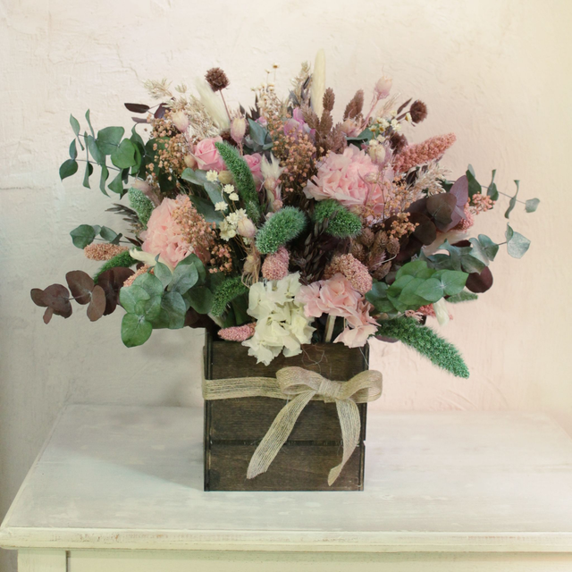 CL425- Centro de mesa preservado. GRANDE. 50x50cm