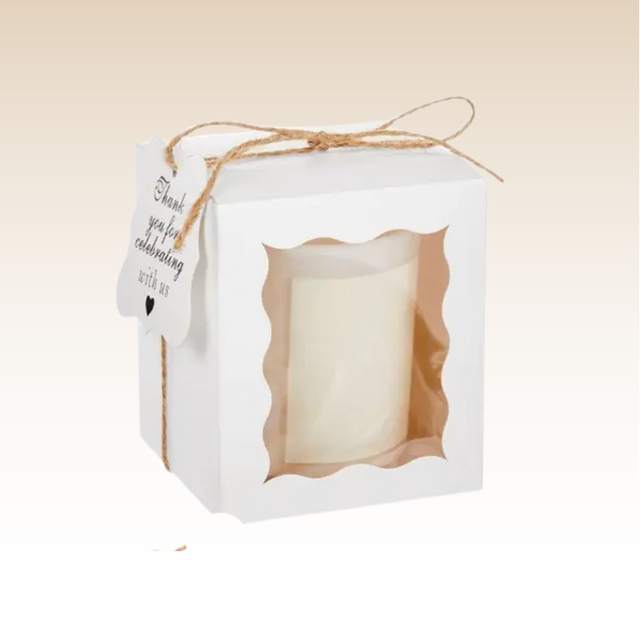 Emballage cadeau bougie 