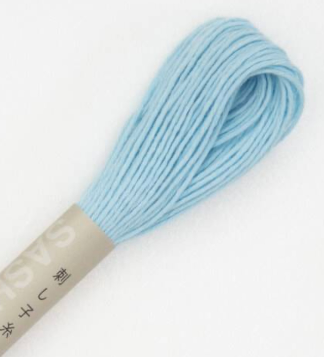 Fil Sashiko Bleu ciel 20 M