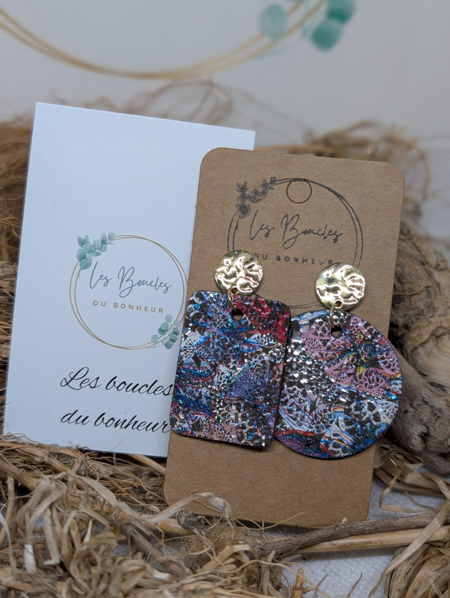 Boucles d'oreilles Asymétrique zk139