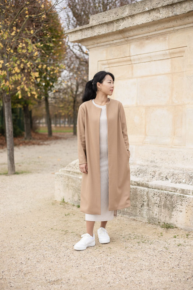Lilium - manteau long en laine