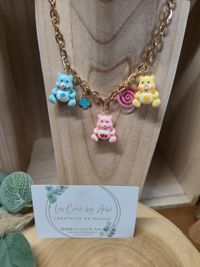 COLLIER GOLD/OURSON 0000820