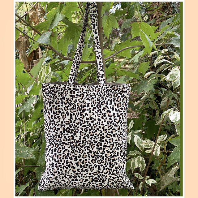 Sac à motifs en toile 