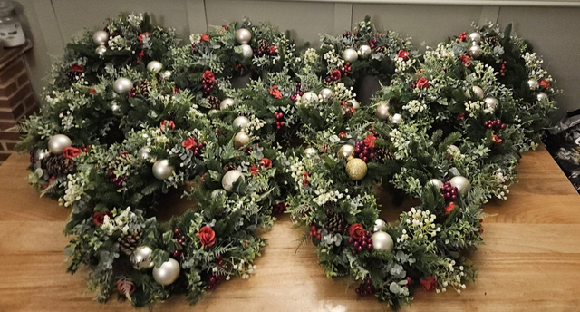 Bespoke Faux Christmas Wreath