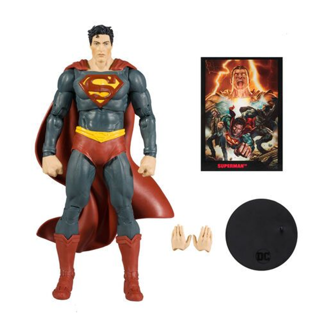 DC Comics: Superman Figure + Black Adam Comic