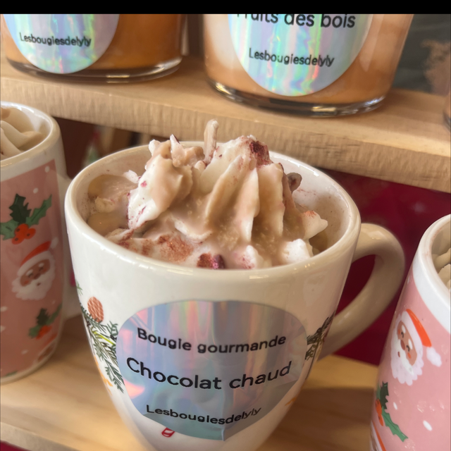 Bougie chocolat chaud 