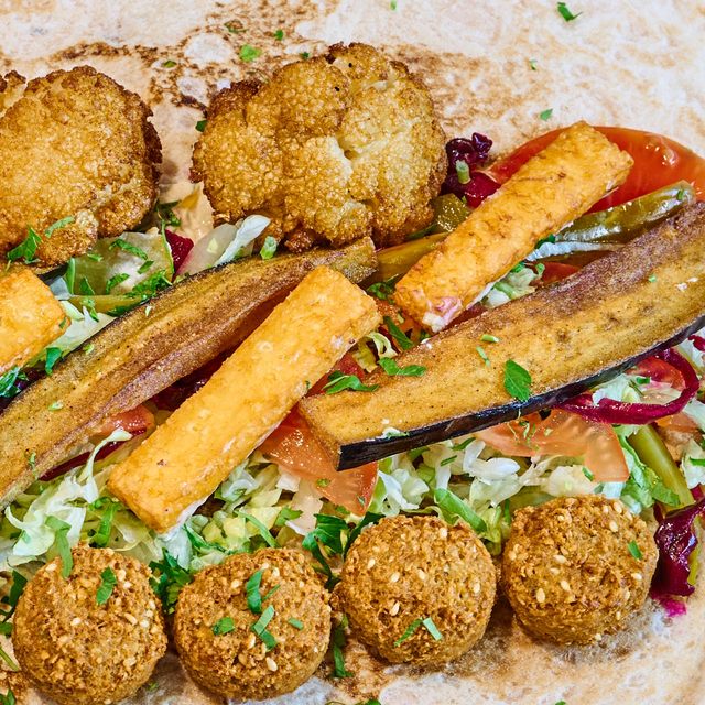 Falafel Maqali Kartofelecken فلافل مقالي بطاطا