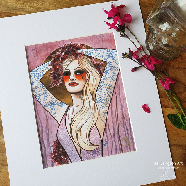 Carmen Tattooed Lady Limited Edition Giclée