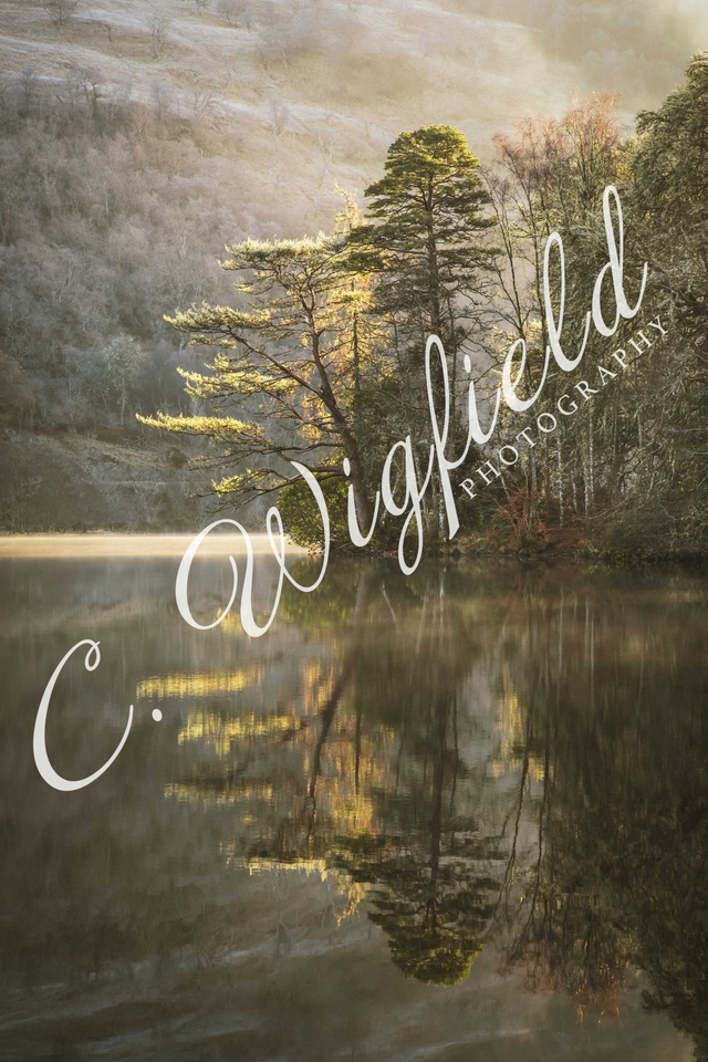 Loch Oich Mounted Print
