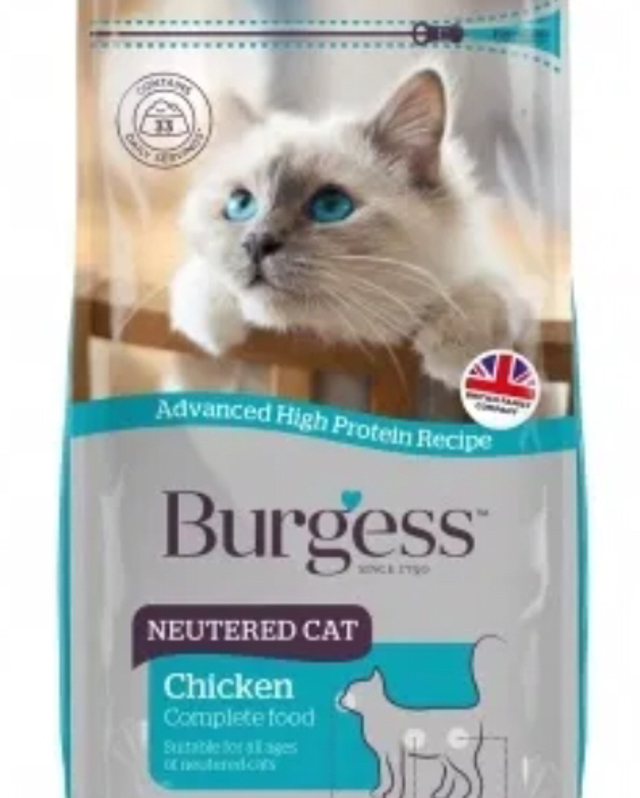 Burgess Neutered Cat 1.5kg