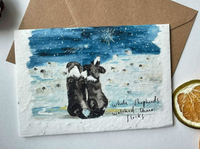 A6 Plantable Wildflower Seed Christmas Cards (Design Set 1)