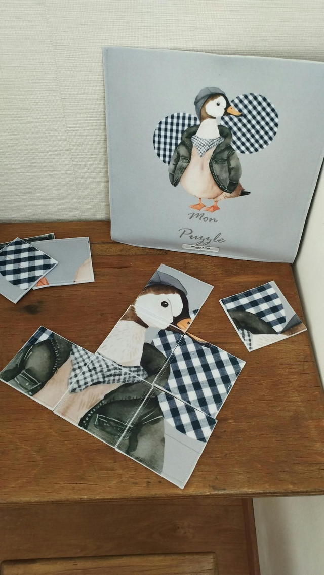 Puzzle 2 en 1 Gaspard le canard