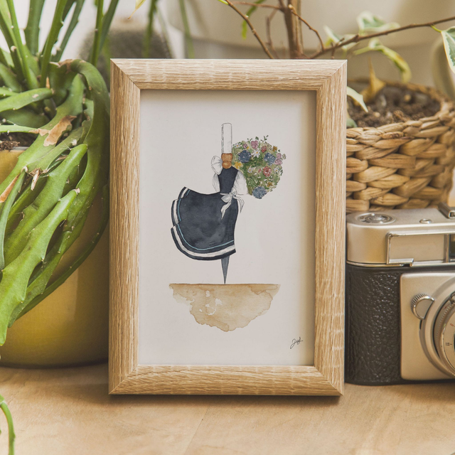 Carte postale - Bigoudène - Le Bouquet