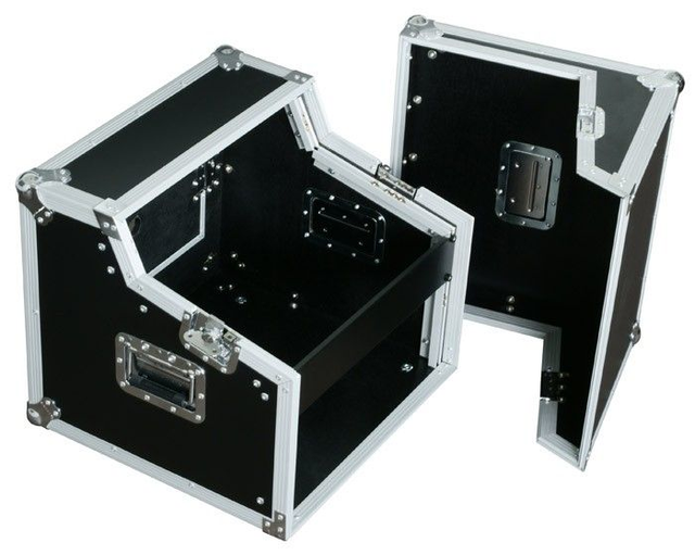 Rack transporte DJ 2U-6U-2U 19" 