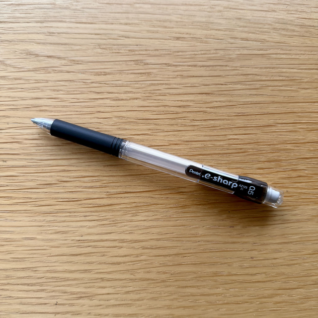 Pentel e-sharp Mechanical Pencil 0.5 (Assorted Colours) – Single