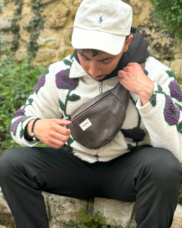 Banane cuir et similicuir 