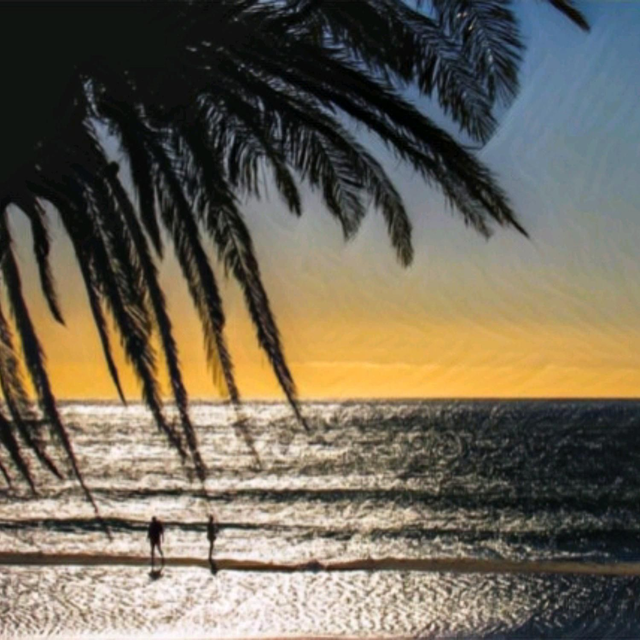 Tropical Paradise Blank Greetings Card