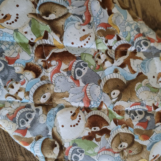 Pochette pour livre Grand Format : Animaux de noël