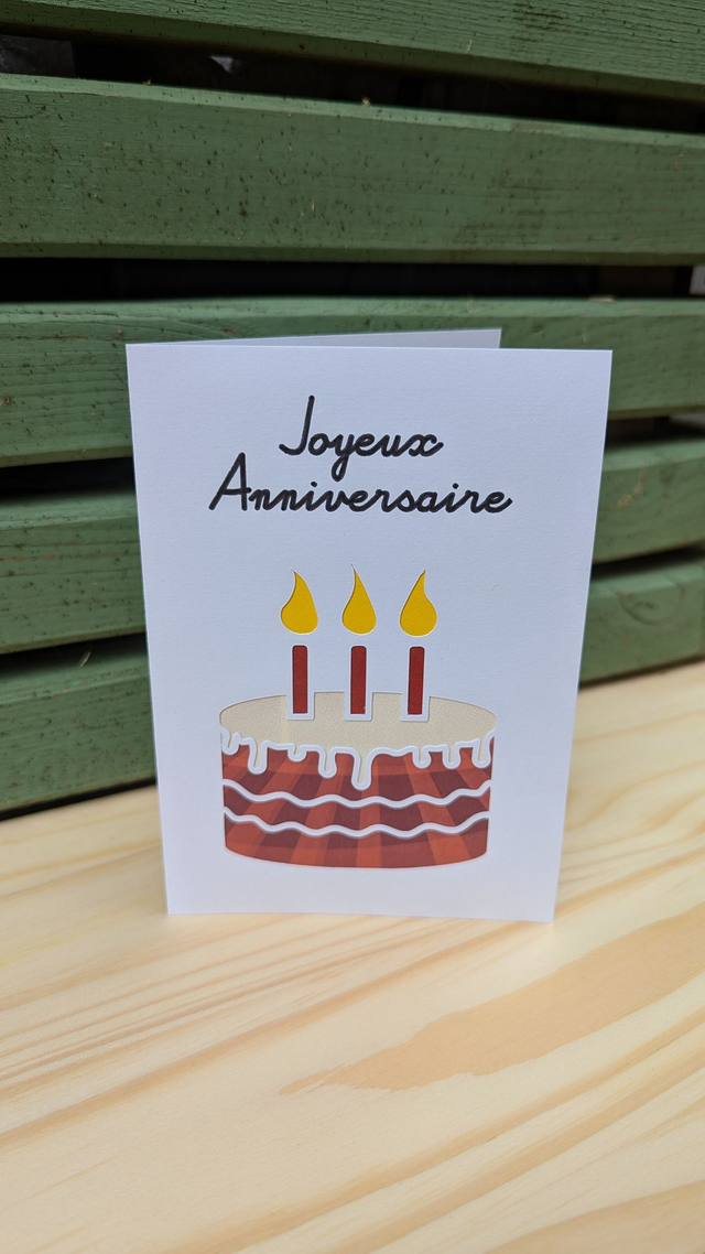Carte anniversaire