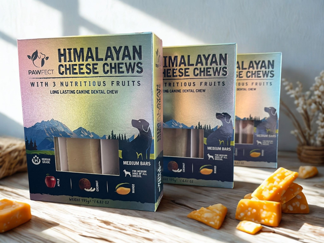 Himalayan Cheese Dental Cheese Bar with Mixed Fruits