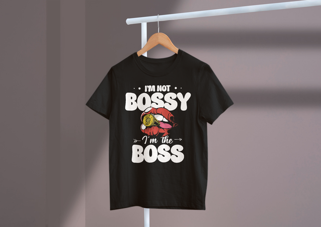 I’m Not Bossy I’m The Boss Women Empowerment Leadership. Ich bin nicht herrisch, ich bin der Boss. Frauen-Empowerment-Führung