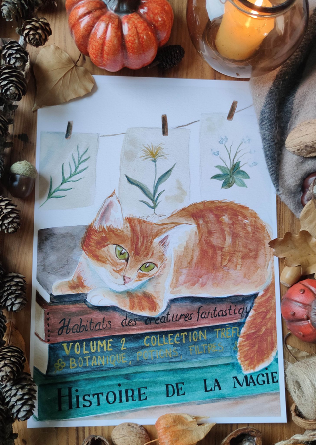 Le chat de la sorcière - affiche