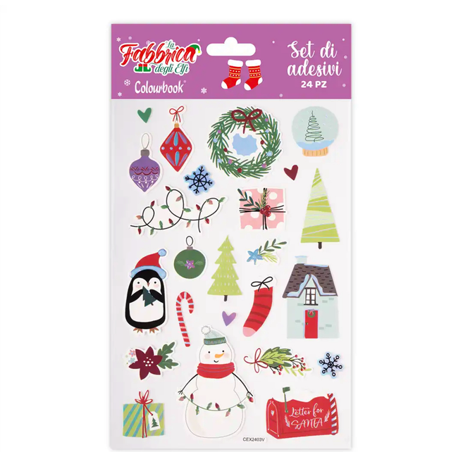 Set 24 stickers Decorazioni